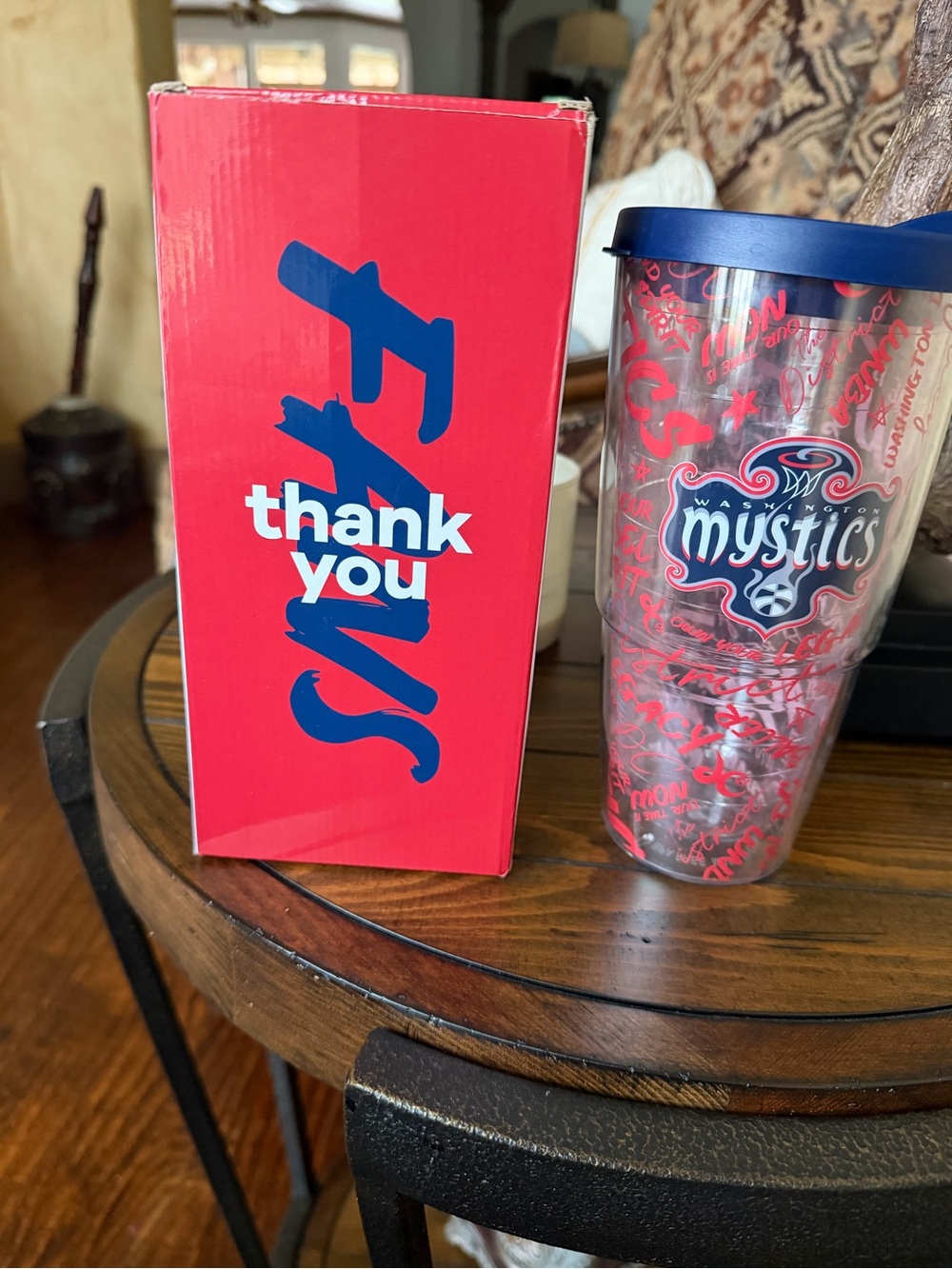 WNBA Washington Mystics - All Over
24oz Classic Tumbler with Travel Lid